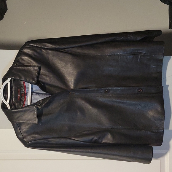 Anne Klein Leather Jacket - Picture 1 of 5